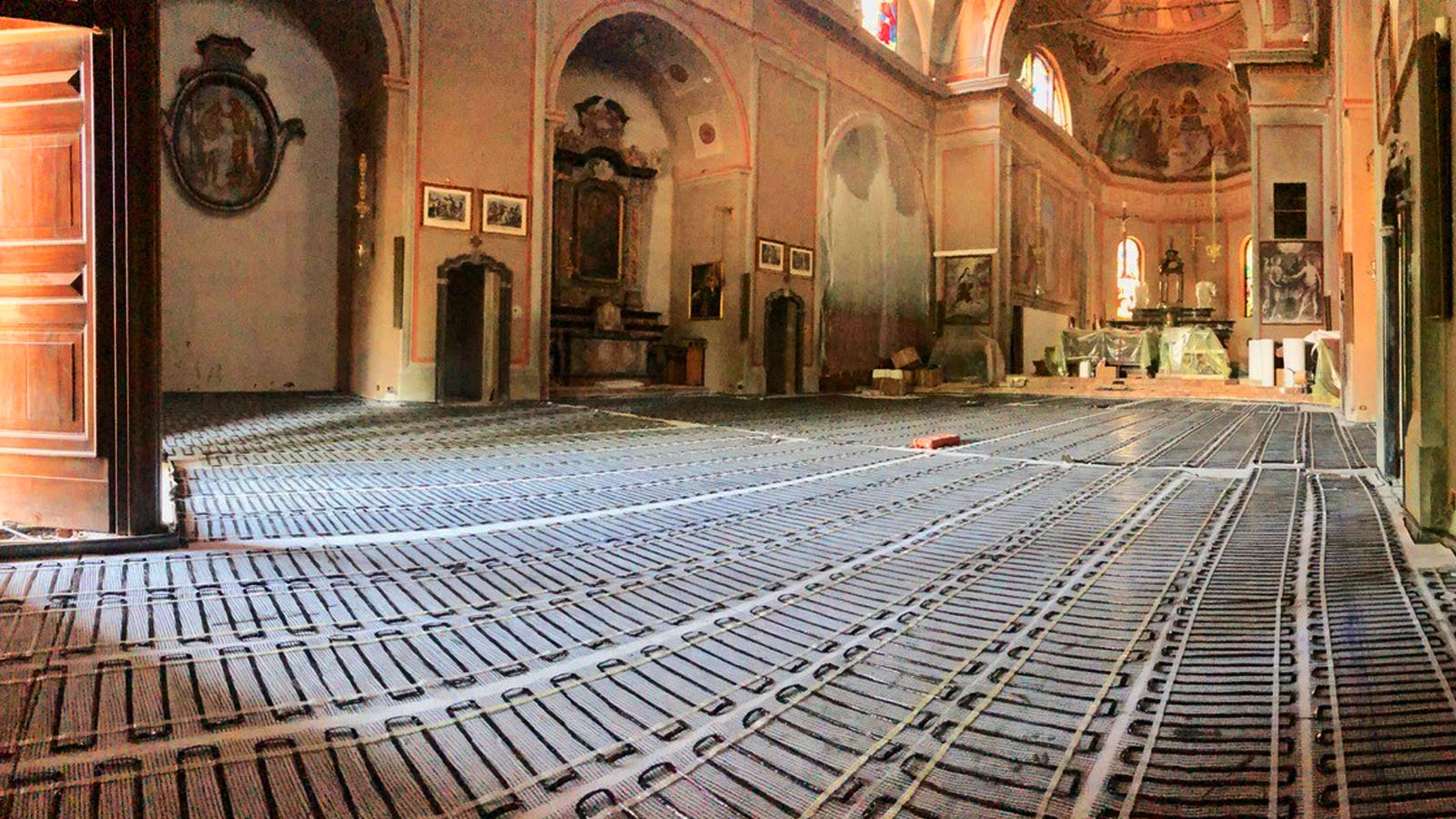 Réalisation Warmset - Plateformes chauffantes rayonnantes